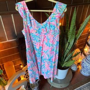 PRICE DROP!! Beautiful New Lilly Pulitzer dress! Sz Lg Worn once!